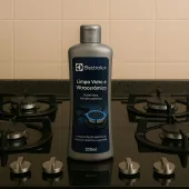 LIMPA VIDRO E VITROCERÂMICO DE INDUÇÃO ELECTROLUX 200ML REMOVE MANCHAS E GORDURAS  A12390901 | ORIGINAL