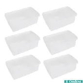 Conjunto 6 Caixas Organizadoras de Sapatos – Ordene OR60250 –  Cor: Transparente