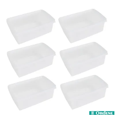 Conjunto 6 Caixas Organizadoras de Sapatos – Ordene OR60250 –  Cor: Transparente