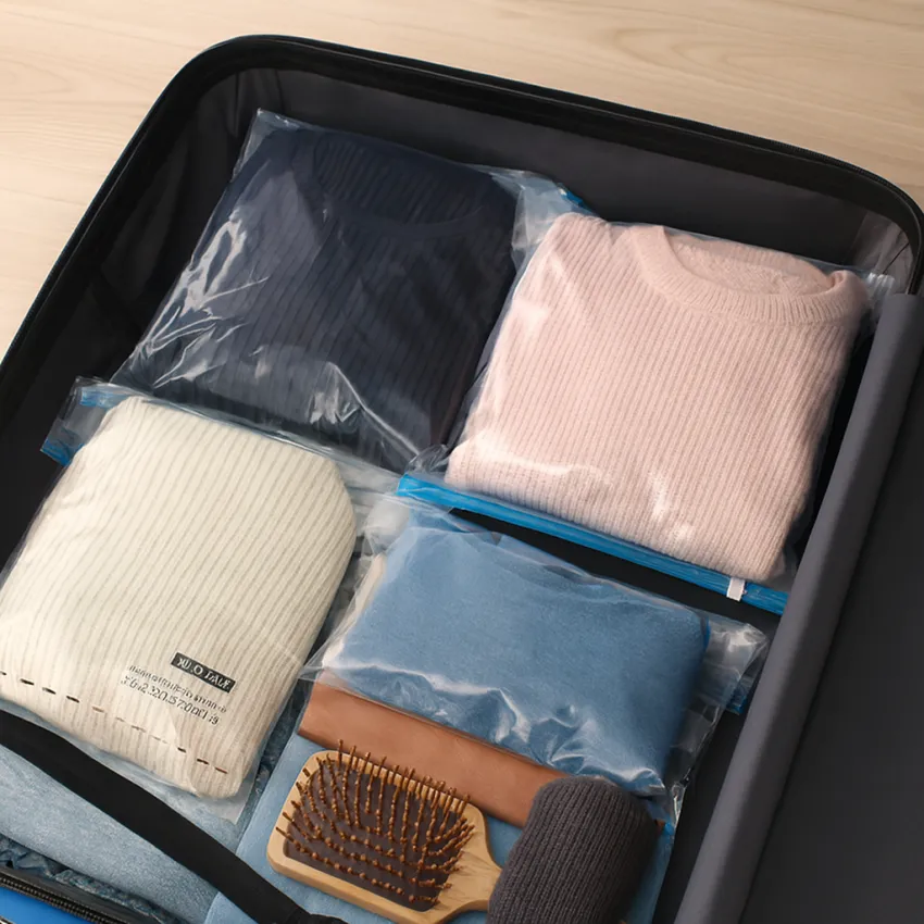 SACO À VACUO PLÁSTICO INCOLOR C/ 4 UNIDADES VAC-BAG | ORDENE (OR56600)