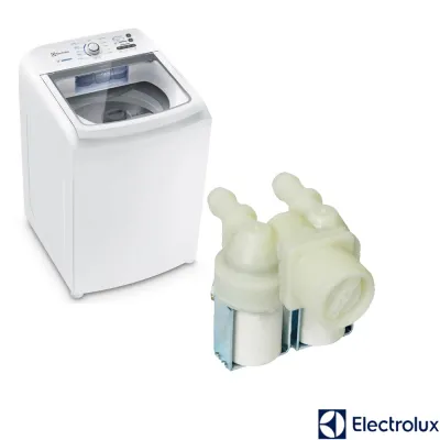 VALVULA DE AGUA DUPLA 12/6.5 220V ELECTROLUX LED17 LEE18 LED13 LED14 LED15 LEE15 LEP15 | A99084602