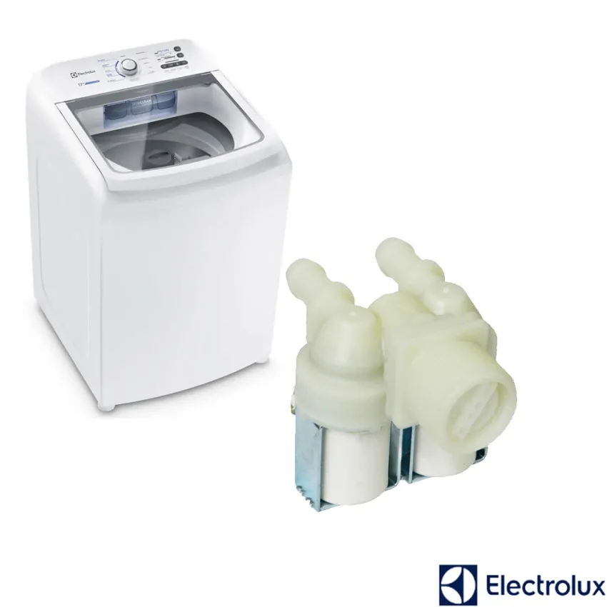 VALVULA DE AGUA DUPLA 12/6.5 220V ELECTROLUX LED17 LEE18 LED13 LED14 LED15 LEE15 LEP15 | A99084602