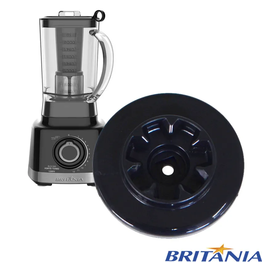 VENTOINHA PARA COPO DE LIQUIDIFICADOR BRITÂNIA/PHILCO MOD: BLQ1300P BLQ1300V BLQ1300RS PLQ1310P PLQ1310V | COR: PRETO