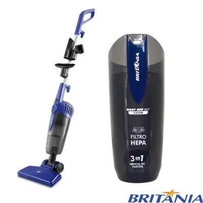 RESERVATÓRIO PARA ASPIRADOR DE PÓ BRITÂNIA 3 EM 1 DUST OFF 1250W BAS1280AZ | COR: AZUL