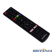 CONTROLE REMOTO BRITÂNIA BTV28G51SN BTV32G51SN BTV40E63SN ATALHOS: NETFLIX - YOUTUBE | ORIGINAL