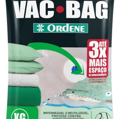 Saco a Vácuo para Armazenamento –Ordene – Vac Bag Extra Grande 80x100 cm – 56600