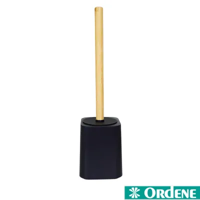 Escova Sanitária Ordene com Cabo de Bambu e Suporte – Para Banheiro OR94030