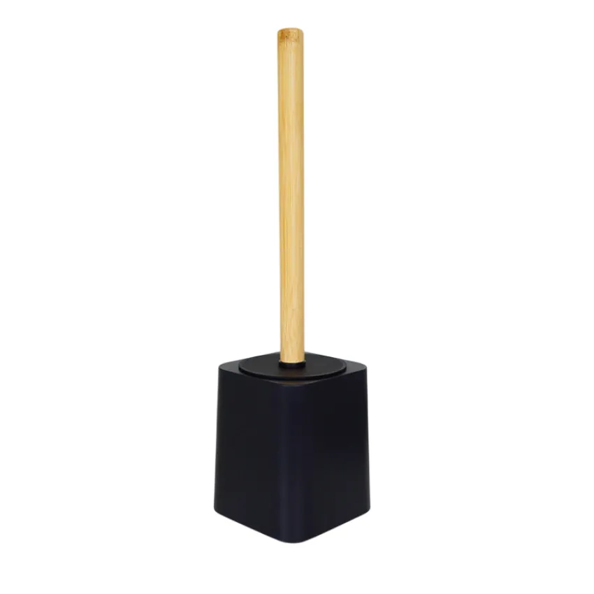 Escova Sanitária Ordene com Cabo de Bambu e Suporte – Para Banheiro OR94030