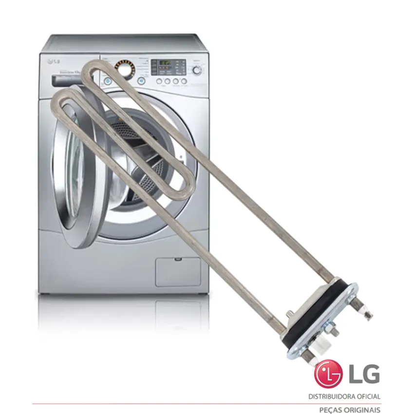 RESISTENCIA DE AQUECIMENTO COM TERMISTOR LAVA E SECA LG 127V 1000W WD-1403FD WD-1403RD WD-1409FD AEG33121504 | ORIGINAL