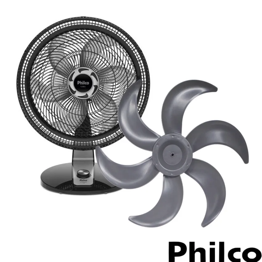 HÉLICE PARA VENTILADOR BRITÂNIA 6 PÁS BVP50P BVC550P BVT575 BVT500 BVT550 BVC51A | COR: CINZA