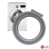 GUARNIÇÃO BORRACHA DA PORTA LAVADORA LG WD9WE6 WD9WE6A MDS65654401 MDS65654402