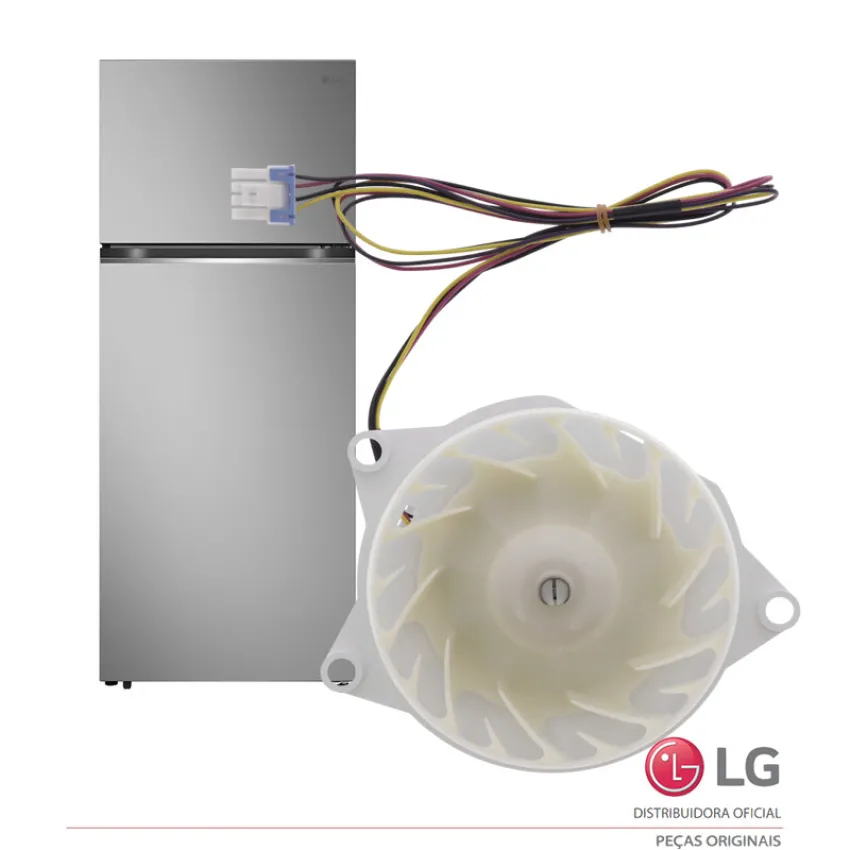 MOTOR DE CORRENTE CONTÍNUA GELADEIRA LG GN-B372PFM2 GN-B392PLM2 GN-B452PFF2 EAU64824806 | ORIGINAL