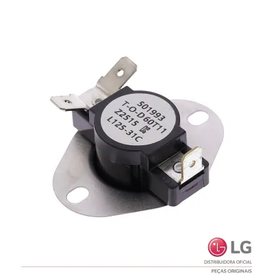 TERMOSTATO PARA SECADORA DE ROUPA LG 250V 25A CDG27MUCES CDT29MSCES CDT29MUCES DLEY1701V 6931EL3001F | ORIGINAL