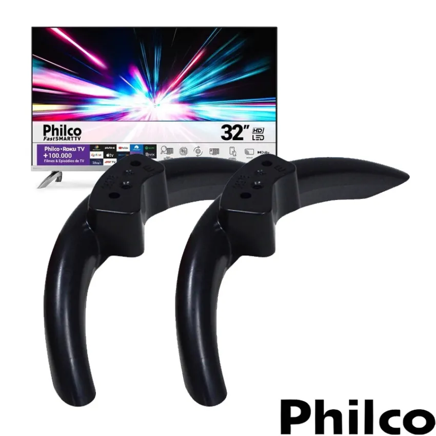 BASE PEDESTAL PHILCO PTV32G7PR2C PTV40G7PR2C PRETO 96978 96980 - ORIGINAL