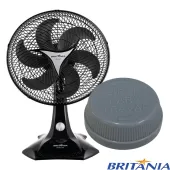 PORCA TRAVA DA HÉLICE VENTILADOR BRITÂNIA MODELOS:  VENTUS INSECT | PROTECT TURBO 30 | B30 | B40 | COR: CINZA CLARO