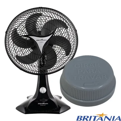 PORCA TRAVA DA HÉLICE VENTILADOR BRITÂNIA MODELOS:  VENTUS INSECT | PROTECT TURBO 30 | B30 | B40 | COR: CINZA CLARO