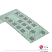 MEMBRANA PAINEL MICROONDAS LG MG3035 MS3033  MSEB3033 MFM64500701 | ORIGINAL