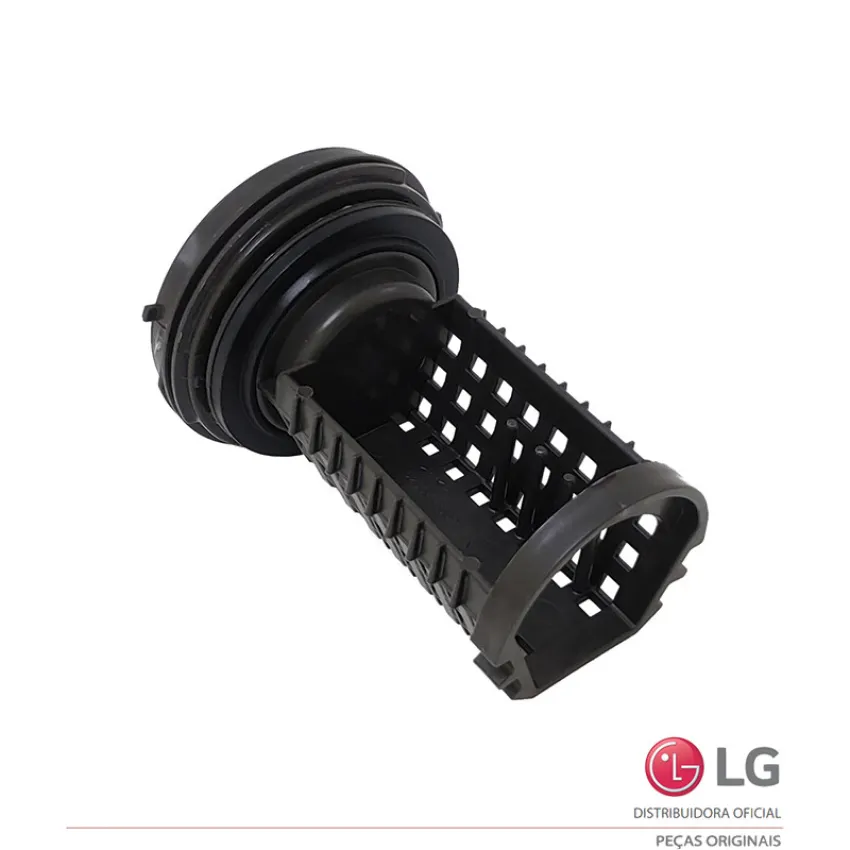 FILTRO DE FIAPOS / BOMBA DE DRENAGEM LAVADORA LG WD-1250ERD WD1014RWA WD-12276RD 383EER2001A | ORIGINAL