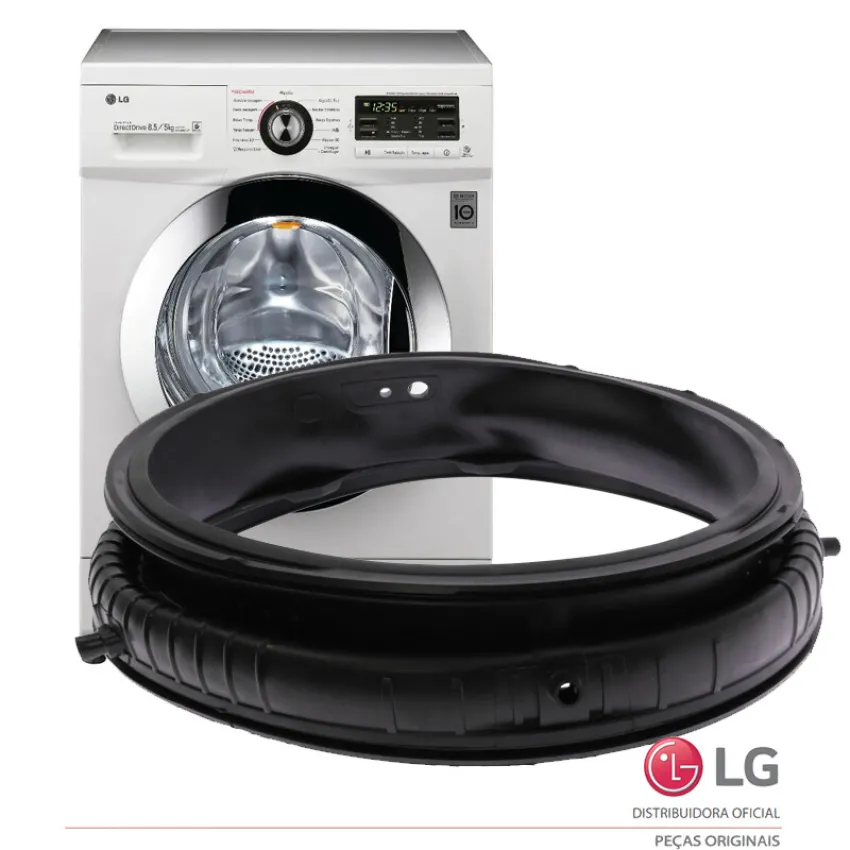 GUARNIÇÃO BORRACHA LAVADORA LG FH069FD6F FH069FD7F CWG27MDCRS 4986ER0004P 4986ER0004L | ORIGINAL