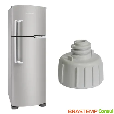 KIT 2 | PÉS NIVELADOR PARA GELADEIRA | REFRIGERADOR BRASTEMP | CONSUL BRB39A BRF36F CRC28F CVU26D | W10388134