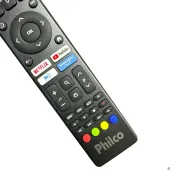CONTROLE REMOTO PHILCO SMART PTV32M9GACGB PTV39M9GACGB PTV40M9GACGB | ATALHOS: NETFLIX | YOUTUBE | PRIME VÍDEO