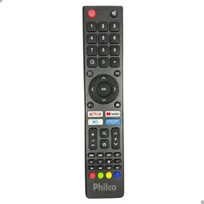 CONTROLE REMOTO PHILCO SMART PTV32M9GACGB PTV39M9GACGB PTV40M9GACGB | ATALHOS: NETFLIX | YOUTUBE | PRIME VÍDEO