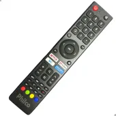 CONTROLE REMOTO PHILCO SMART PTV32M9GACGB PTV39M9GACGB PTV40M9GACGB | ATALHOS: NETFLIX | YOUTUBE | PRIME VÍDEO