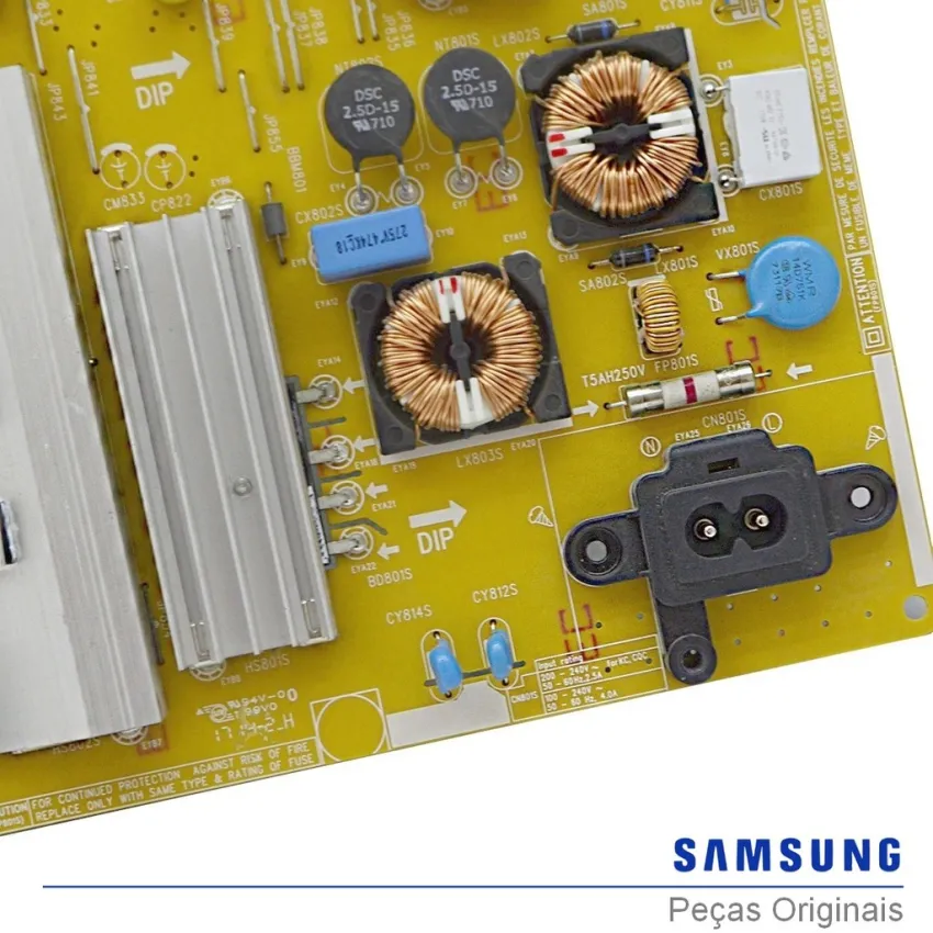 PLACA FONTE SAMSUNG UN55MU6100G UN55MU6100GXZD BN44-00807A -ORIGINAL