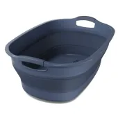 Cesto de Roupa Dobrável Electrolux 30L com Válvula de Água Azul A31099002