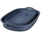 Cesto de Roupa Dobrável Electrolux 30L com Válvula de Água Azul A31099002