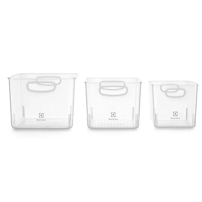 Kit Caixas Organizadoras Electrolux Experience 14,4 Litros A28798701