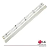 KIT BARRAMENTO LED LG 32LH510B 32LH560B 32LH570B 32LJ520B 32LJ600B 32LJ601C 32LF510B AGF79046302 AGF79082601 AGF79019701
